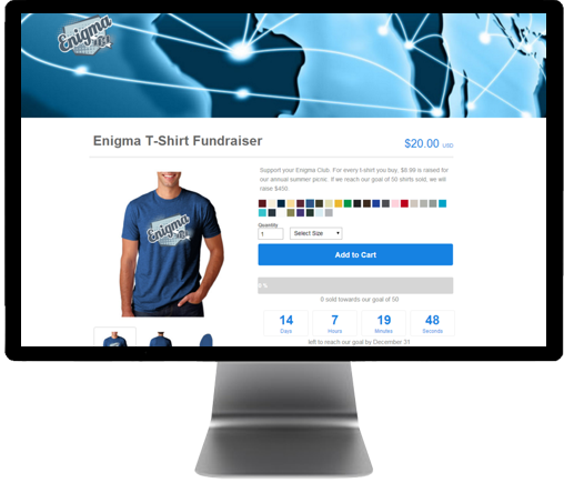 Promote Web Page for Selling Wholesale T-shirt Campaigns