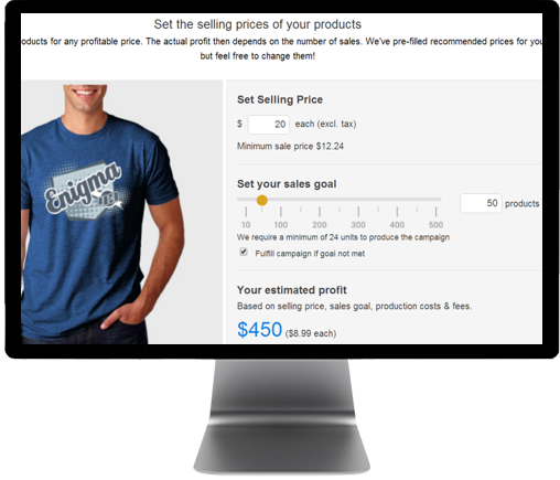 Set Sales Goal for Selling Wholesale T-shirt Campaigns