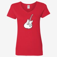 Ladies' Heavy Cotton™ V-Neck T-Shirt Thumbnail