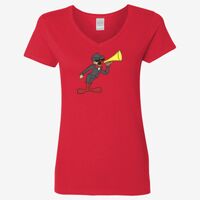 Ladies' Heavy Cotton™ V-Neck T-Shirt Thumbnail